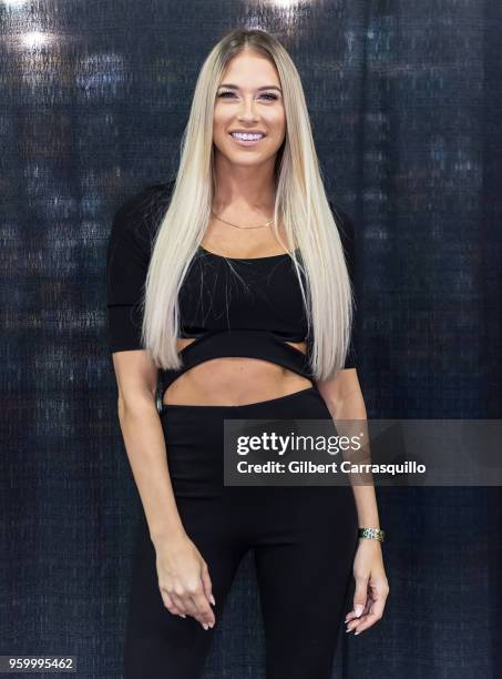 Model, reality tv personality, and professional wrestler, Kelly Kelly attends the 2018 Wizard World Comic Con at Pennsylvania Convention Center on...