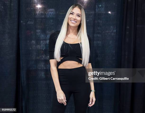 Model, reality tv personality, and professional wrestler, Kelly Kelly attends the 2018 Wizard World Comic Con at Pennsylvania Convention Center on...