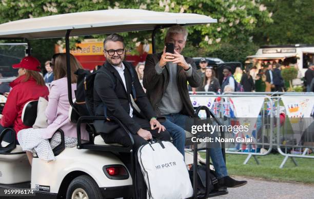 Phillip Schofield is seen outside the wedding of Prince Harry Harry to Ms. Meghan Markle at Windsor Castle on May 19, 2018 in Windsor, England....