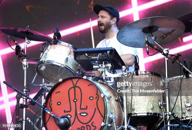 Jason Sechrist of Portugal. The Man performs during the 2018 Hangout Festival on May 18, 2018 in Gulf Shores, Alabama.