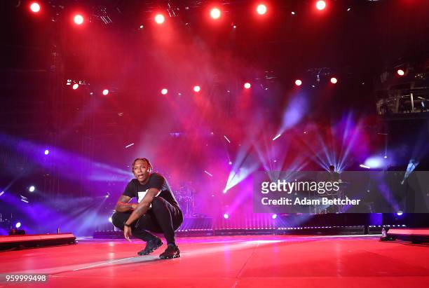 Rapper Lecrae performs at Pulse Twin Cities at U.S. Bank Stadium on May 18, 2018 in Minneapolis, Minnesota.