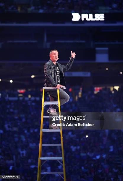 Pulse founder Nick Hall speaks at Pulse Twin Cities at U.S. Bank Stadium on May 18, 2018 in Minneapolis, Minnesota.