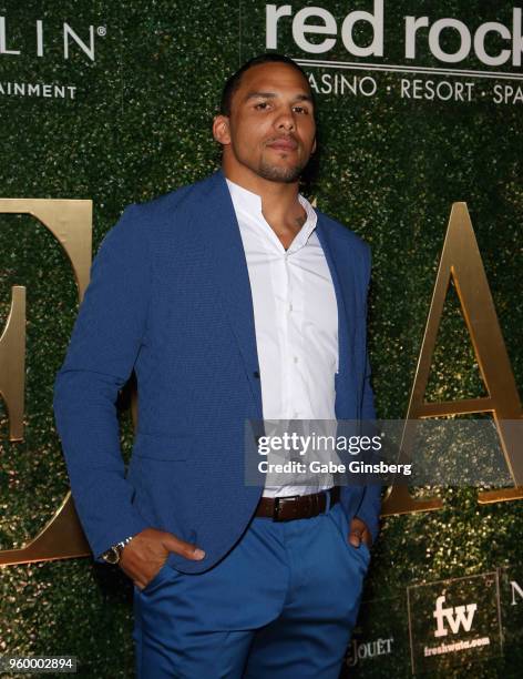 Mixed martial artist Eryk Anders attends Vegas magazine's 15th anniversary party at the Red Rock Casino, Resort and Spa on May 18, 2018 in Las Vegas,...