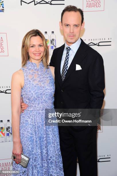 Rebecca Night and Harry Hadden-Paton attends The 84th Annual Drama League Awards on May 18, 2018 in New York City.