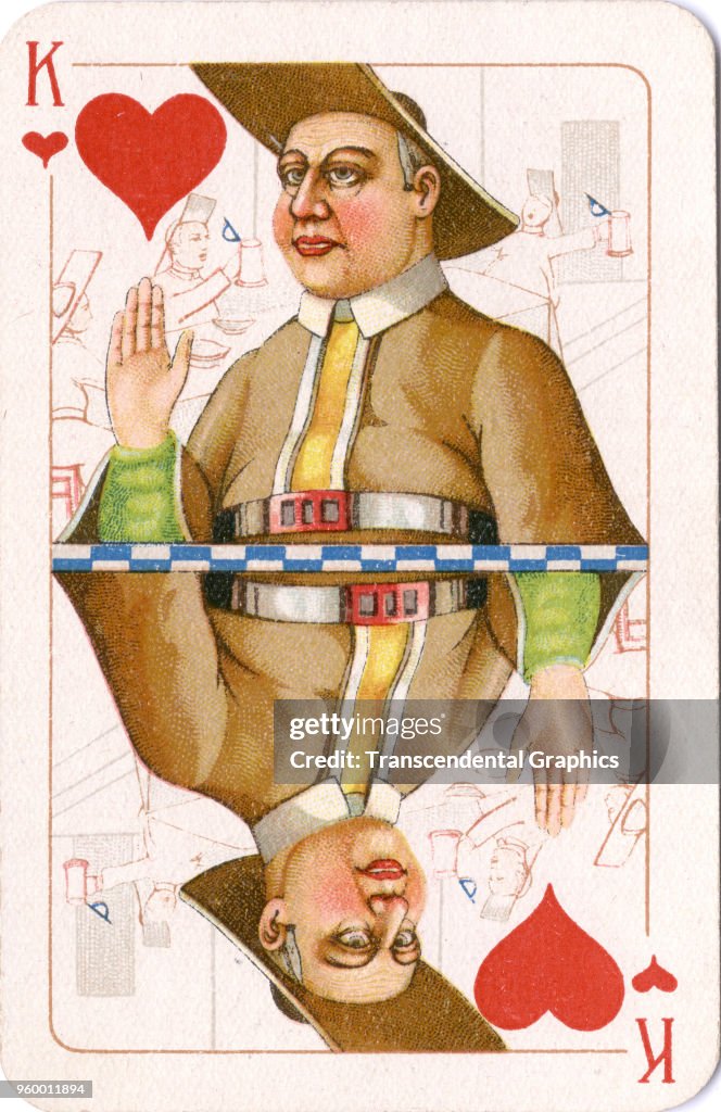 King of Hearts From Pro-Athiesm Card Deck