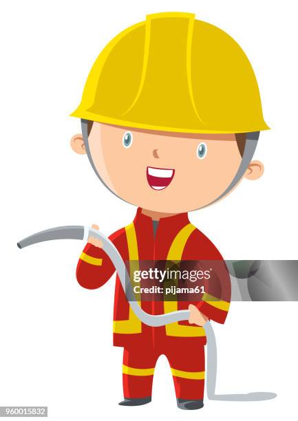 76 Pompier Enfant Illustrations - Getty Images