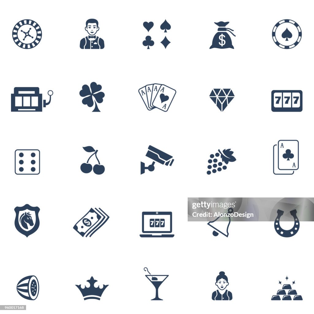 Casino Icon Set
