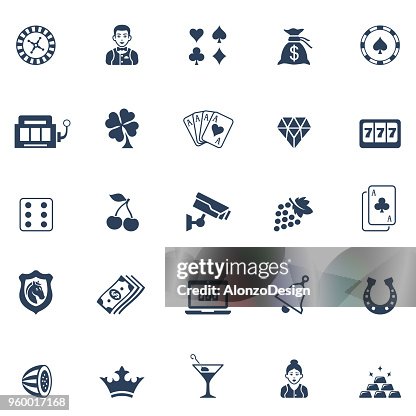 Casino Icon Set Casino Icon Set
