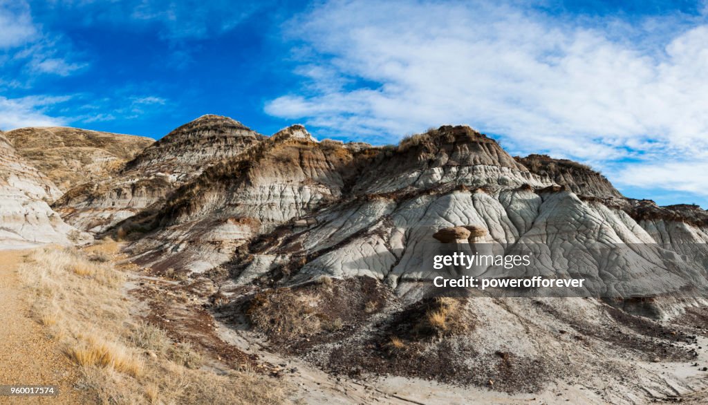 Panorama-Landschaft der kanadischen Badlands, Alberta, Canada