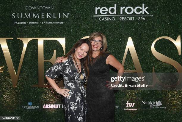 Magazine Editor-in-Chief Emmy Kasten and VEGAS Magazine Publisher Kim Armenta attend VEGAS Magazine's 15th anniversary party at the Red Rock Casino,...