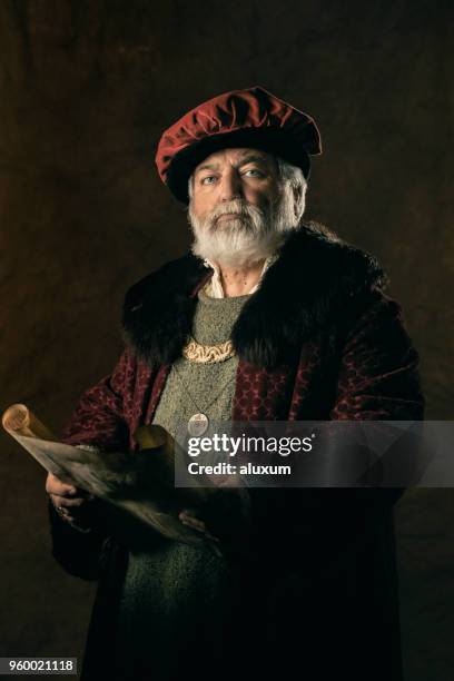 oude scribe - renaissance stockfoto's en -beelden