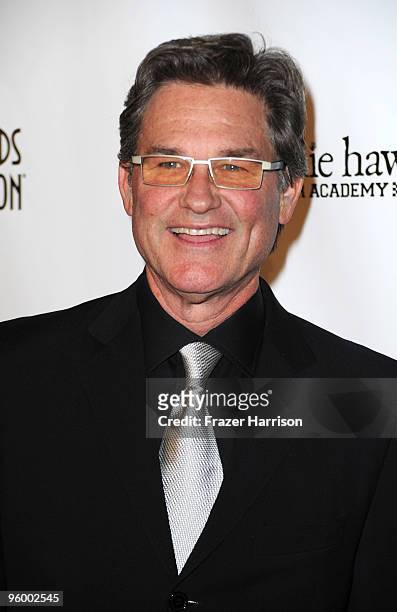 Actor Kurt Russell arrives at the 7th Annual "Living Legends Of Aviation" at The Beverly Hilton Hotel on January 22, 2010 in Beverly Hills,...