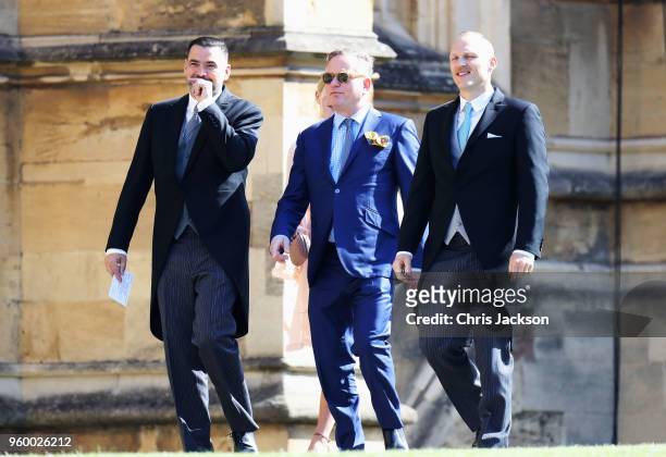 Nick Jones of Soho House arrives at the wedding of Prince Harry to Ms Meghan Markle at St George's Chapel, Windsor Castle on May 19, 2018 in Windsor,...