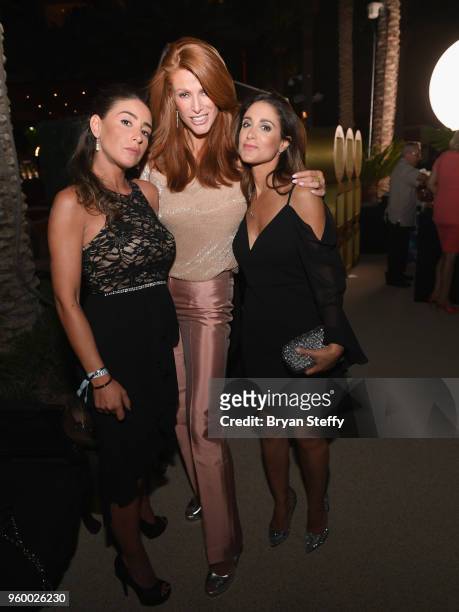 Kelly Nahim, actress/model Angie Everhart and Emma Baruk attend VEGAS Magazine's 15th anniversary party at the Red Rock Casino, Resort and Spa on May...
