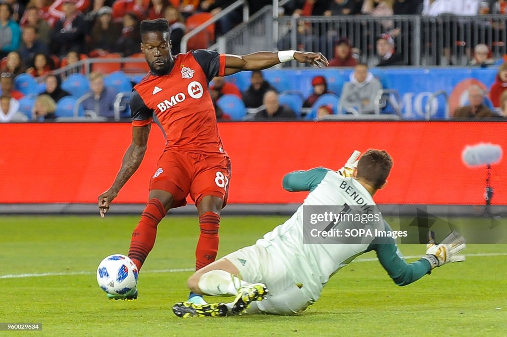 Tosaint Ricketts (L) seen during 2018 MLS Regular Season...