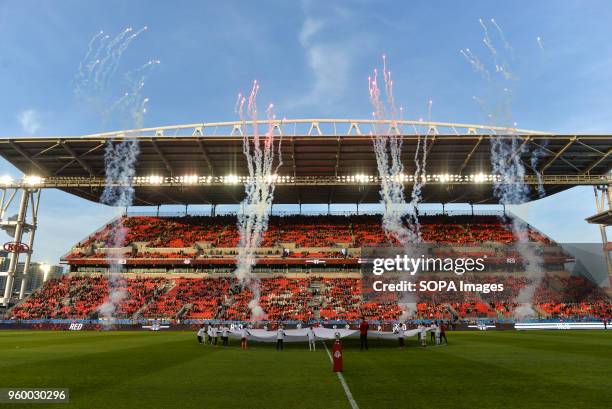 View at BMO Field before 2018 MLS Regular Season match between Toronto FC and Orlando City SC at BMO Field .