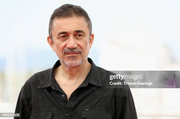 Director Nuri Bilge Ceylan attends the photocall for the "Ahlat Agaci" during the 71st annual Cannes Film Festival at Palais des Festivals on May 19,...