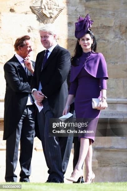 karen spencer purple dress Princess Diana's Brother, Charles Spencer, Will Divorce Karen Spencer