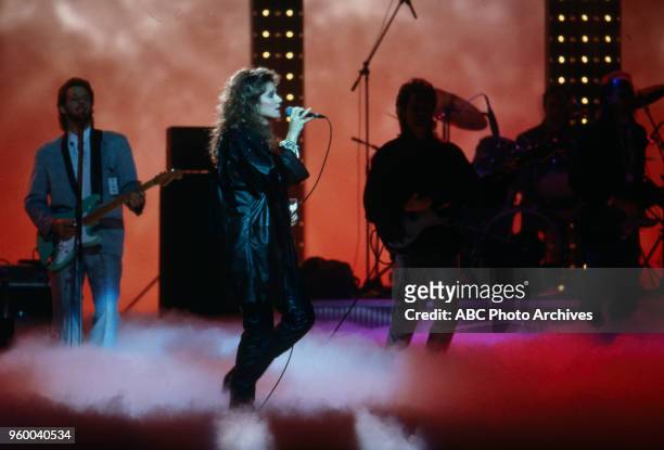 Amy Grant on the Walt Disney Television via Getty Images Special 'Royal Gala for the Prince's Trust', London Palladium, 6/5/1987.