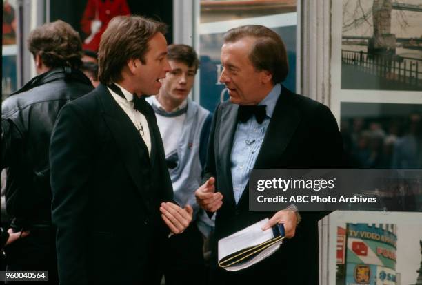 John Ritter, David Frost on the Disney General Entertainment Content via Getty Images Special 'Royal Gala for the Prince's Trust', London Palladium,...