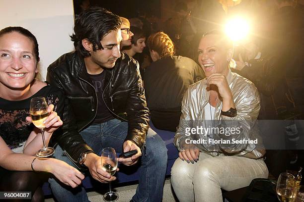 Natascha Ochsenknecht and Umut Kekilli attend the afterparty of the Michalsky Style Night at Friedrichstadtpalast on January 22, 2010 in Berlin,...