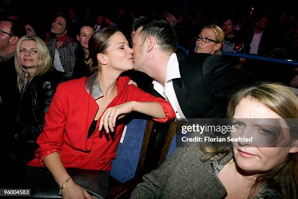 Michael Michalsky and actress Jessica Schwarz attend the Michalsky Style Night at Friedrichstadtpalast on January 22, 2010 in Berlin, Germany.