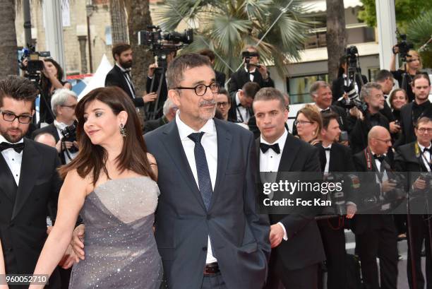 Director Nuri Bilge Ceylan and writer Ebru Ceylan attend the screening of 'The Wild Pear Tree ' during the 71st annual Cannes Film Festival at Palais...