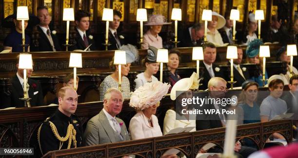 Prince William, Duke of Cambridge, Prince Charles, Prince of Wales, Camilla, Duchess of Cornwall, Catherine, Duchess of Cambridge, Prince Andrew,...