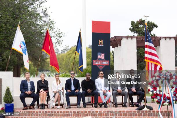 History's Six" Cast Members Nikolai Nikolaeff, Brianne Davis, Nadine Velazquez, Jaylen Moore, Edwin Hodge, Juan Pablo Raba, Kyle Schmid and Barry...