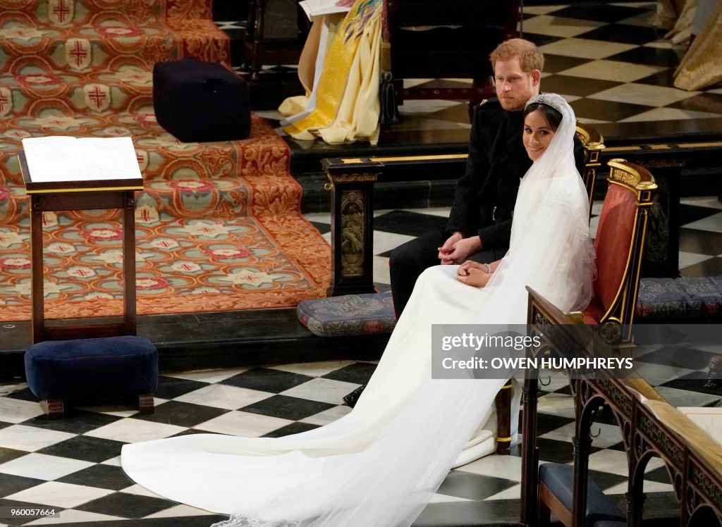 TOPSHOT-BRITAIN-US-ROYALS-WEDDING-CEREMONY