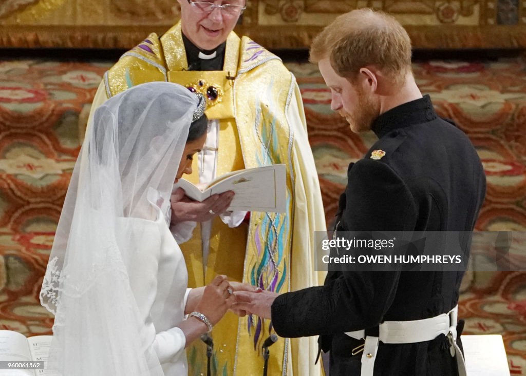 TOPSHOT-BRITAIN-US-ROYALS-WEDDING-CEREMONY