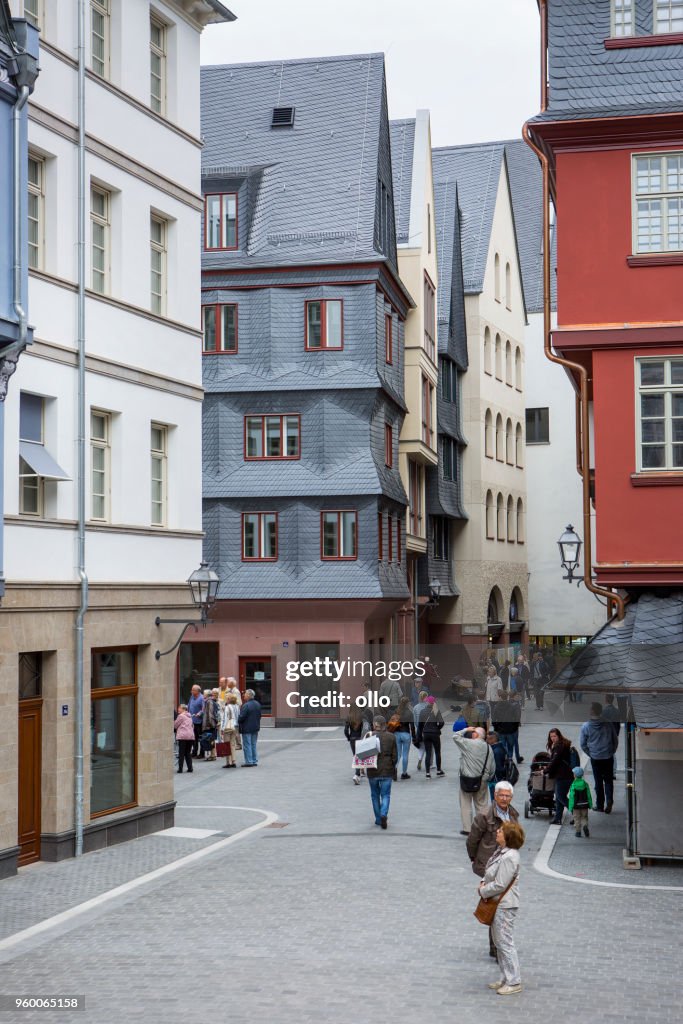 Histórico distrito Altstadt Frankfurt - Dom-Roemer-projeto
