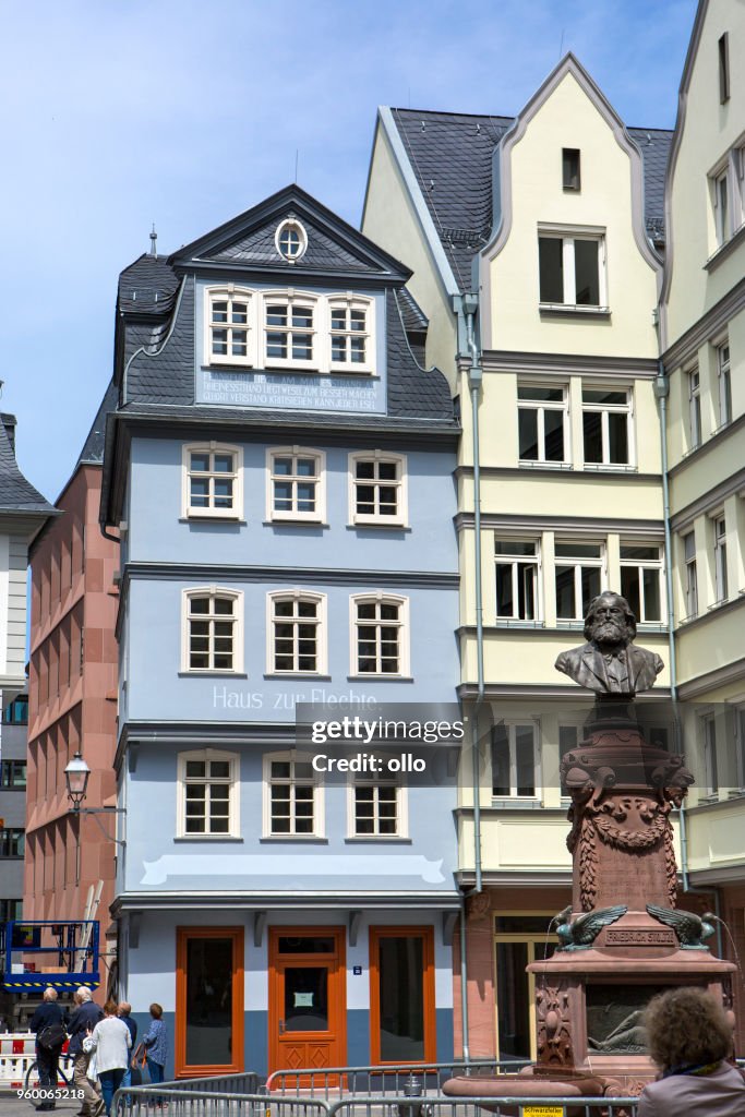 Histórico barrio de Altstadt Francfort - Dom-Roemer-proyecto