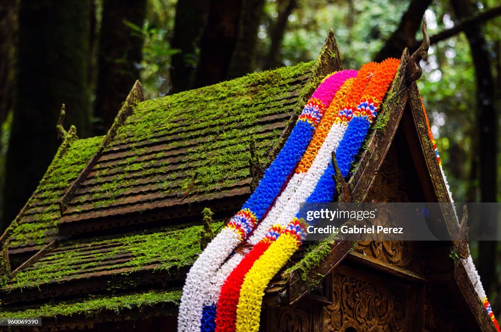 A Thai Spirit House in Chiang Mai