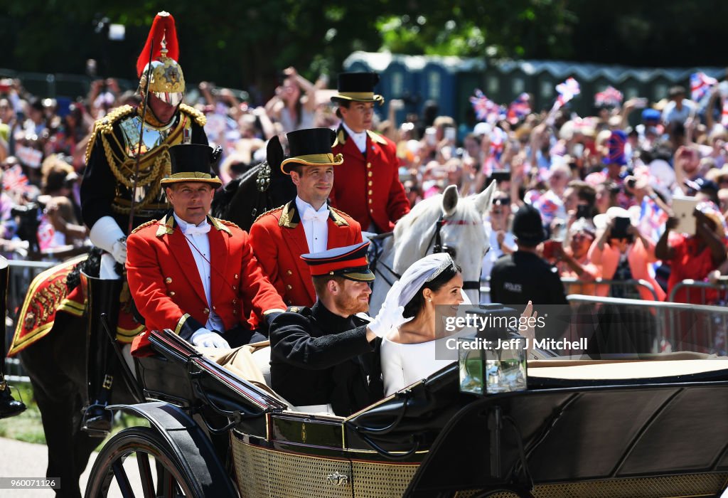 Prince Harry Marries Ms. Meghan Markle - Procession