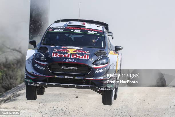 And JULIEN INGRASSIA in FORD FIESTA WRC of M-SPORT FORD WRT in action during the SS10 Vieira do Minho 1 of WRC Vodafone Rally de Portugal 2018, at...