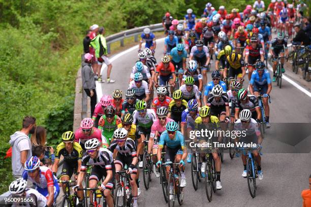 Roman Kreuziger of Czech Republic and Team Mitchelton-Scott / Tom Dumoulin of The Netherlands and Team Sunweb / Miguel Angel Lopez of Colombia and...