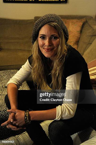 Actress Mirrah Foulkes poses at the "Animal Kingdom" Premiere at Egyptian Theatre during the 2010 Sundance Film Festival on January 22, 2010 in Park...