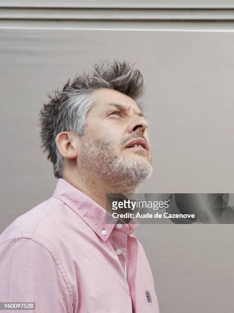 Filmmaker Christophe Honoré is photographed for Self Assignment, on May, 2018 in Cannes, France. . .