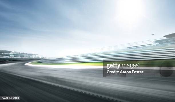 illustrated sports track - speedway stock pictures, royalty-free photos & images