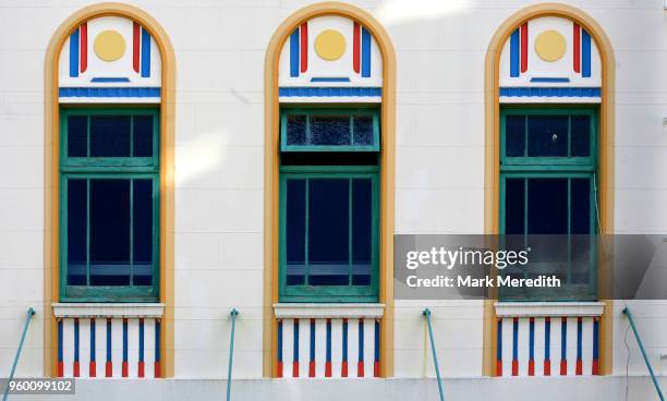 art deco in napier - napier imagens e fotografias de stock