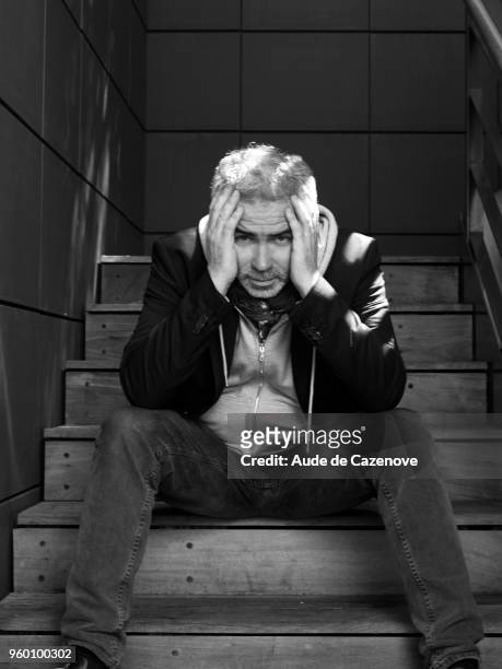 Filmmaker Stéphane Brizé is photographed for Self Assignment, on May, 2018 in Cannes, France. . .