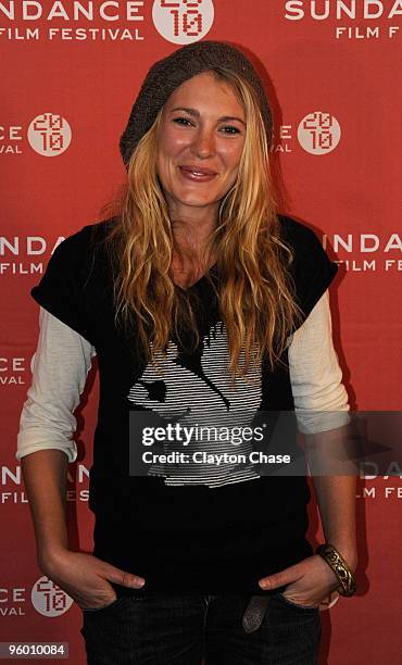 Actress Mirrah Foulkes arrives at the "Animal Kingdom" Premiere at Egyptian Theatre during the 2010 Sundance Film Festival on January 22, 2010 in...