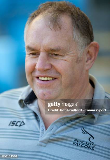 Newcastle Falcons Head Coach Dean Richards during the Aviva Premiership Semi Final between Exeter Chiefs and Newcastle Falcons at Sandy Park on May...