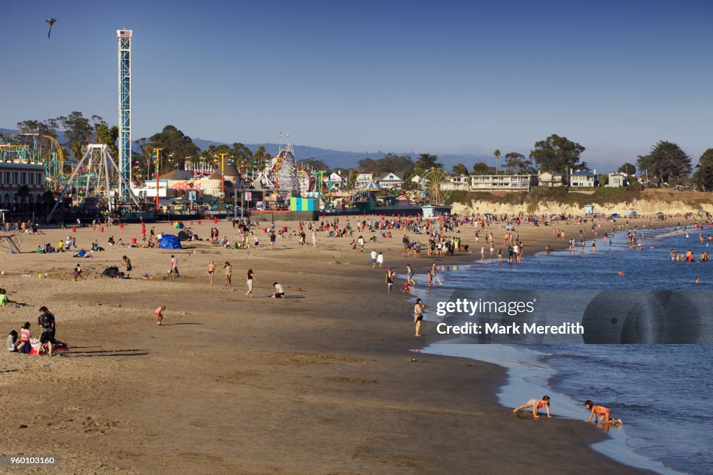 Santa Cruz beach and amusement park, California