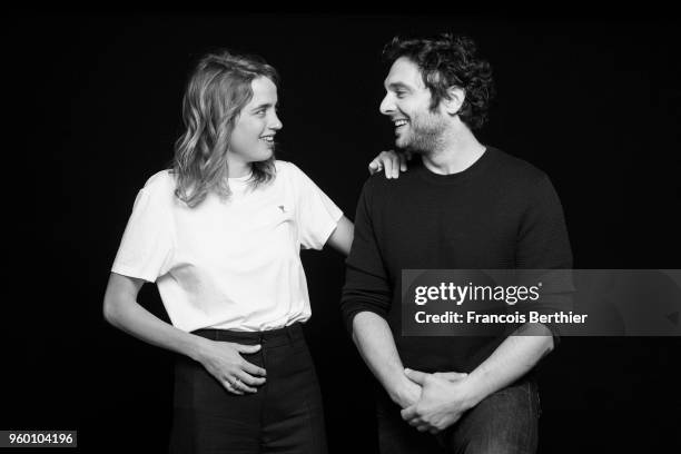 Actress Adele Haenel and actor Pio Marmai is photographed for Self Assignment, on May, 2018 in Cannes, France. . .