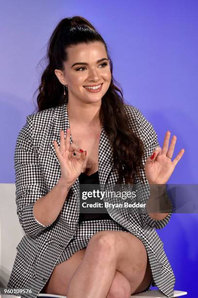 Actress Katie Stevens speaks onstage at Vulture Festival Presented By AT&T: LIVE YOUR BEST LIFE WITH THE BOLD TYPE at Milk Studios on May 19, 2018 in...