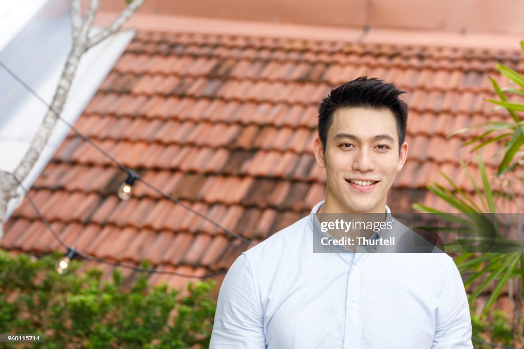 Portrait Of Young Asian Man