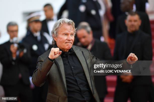 Actor John Savage poses as he arrives on May 19, 2018 for the closing ceremony and the screening of the film "The Man Who Killed Don Quixote" at the...