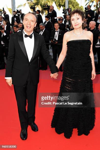 Roberto Benigni and Nicoletta Braschi attends the Closing Ceremony & screening of "The Man Who Killed Don Quixote" during the 71st annual Cannes Film...